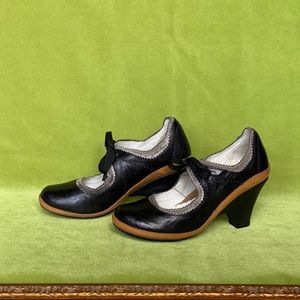 Leather Mary Jane Heels